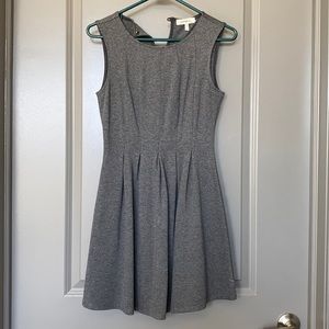 Fitted Grey A-Line Dress